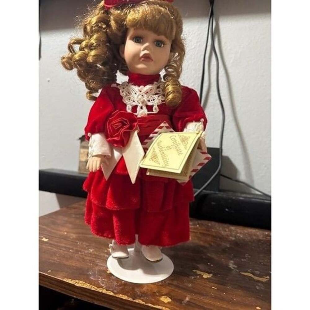 Collectors Choice Valentines Day Porcelain Doll